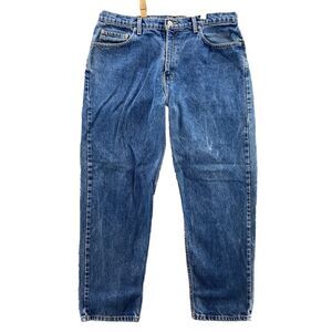 Vintage Polo Jeans Co. Mens 38X29* Blue Baggy Y2k Relaxed Loose Denim 90's Skate